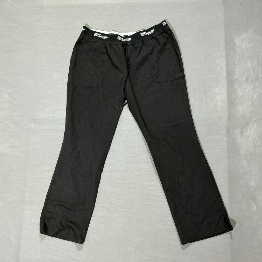 Greys Anatomy by Barco Active Scrub Pants Black XL Professional Wear 42799